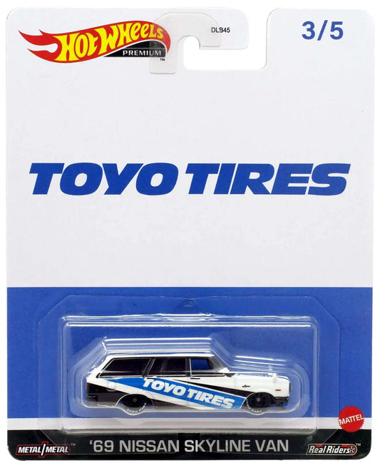 Hot Wheels 3/5 '69 Nissan Skyline Van  Toyo Tires