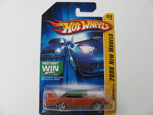 Hot Wheels 2006 #001/233 '70 Plymouth Superbird