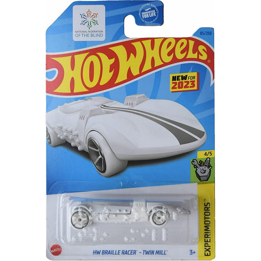 Hot Wheels 2023 #085/250 HW Braille Racer - Twin Mill