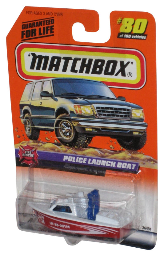 Matchbox 1999 #80 Police Launch Boat