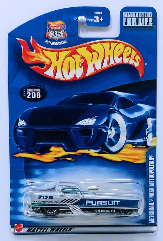 Hot Wheels 2002 #206 Metrorail Nash Metropolitan